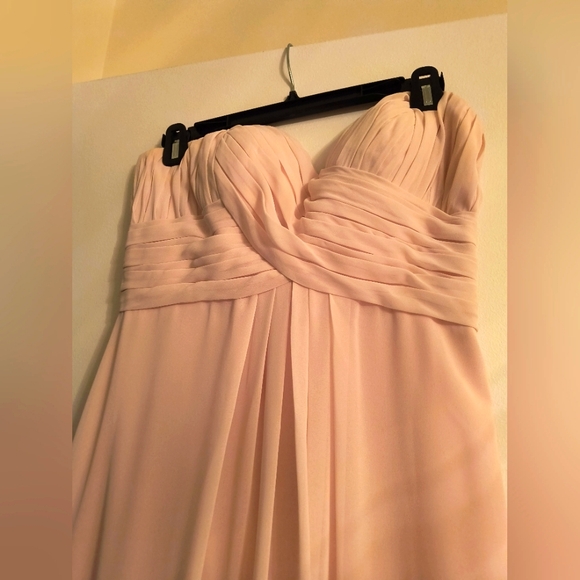 Bridesmaid Blush Pink Dress - Picture 2 of 3